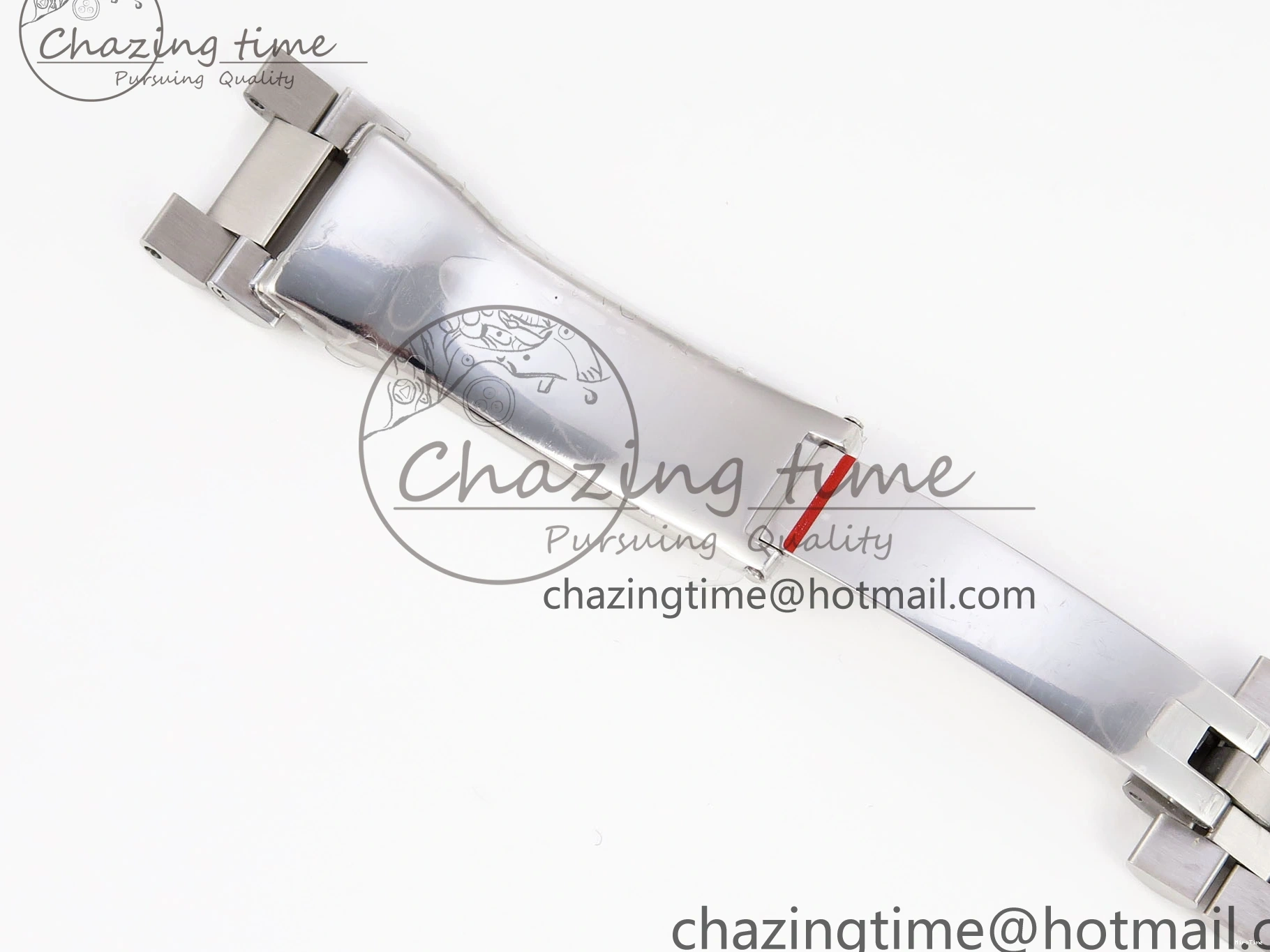 MiroTime 0426 QuickDry DayDate 40 SS GSF Gain Weight Blue Roman Dial Diamonds Bezel on President Bracelet A 1917